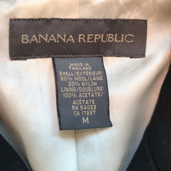 Banana Republic Peacoat size Medium - Picture 2 of 5